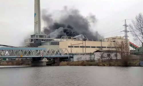 Result of combustible dust explosion in power plant 