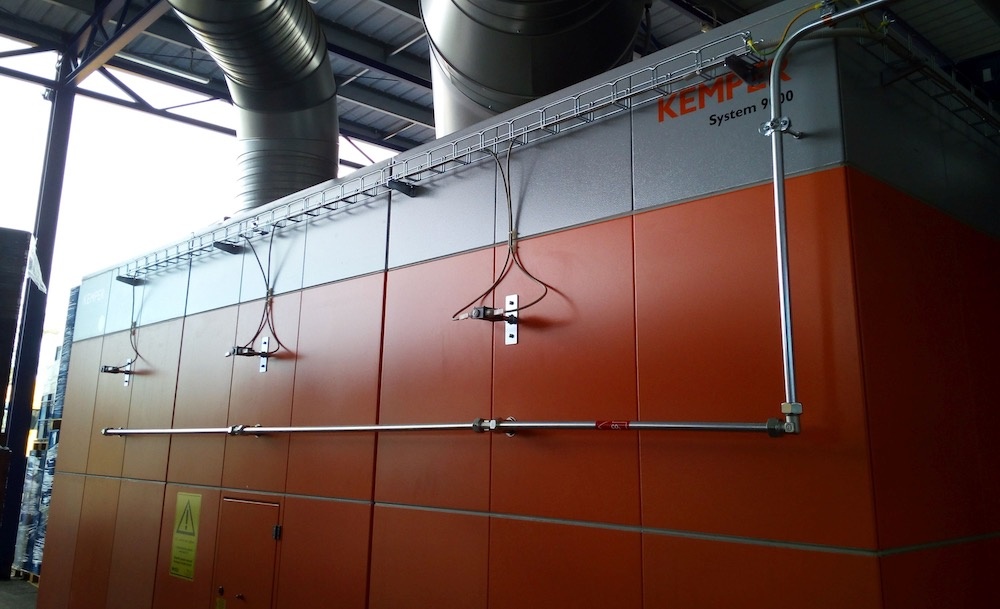 Fire protection of filtration unit RSBP