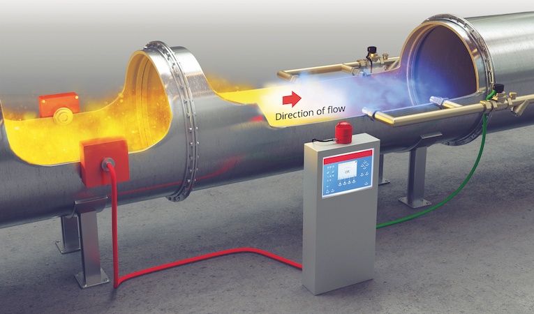 Spark extinguishing system RSBP