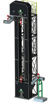 Elevex with explosion suppression RSBP